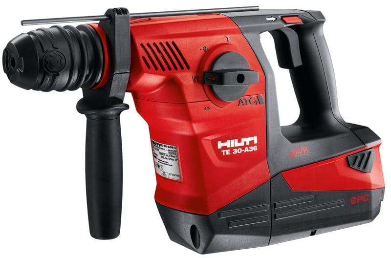 Hilti TE 30-A36 Cordless Hammer Drill available for equipment rental in Kelowna from Paradigm Concrete