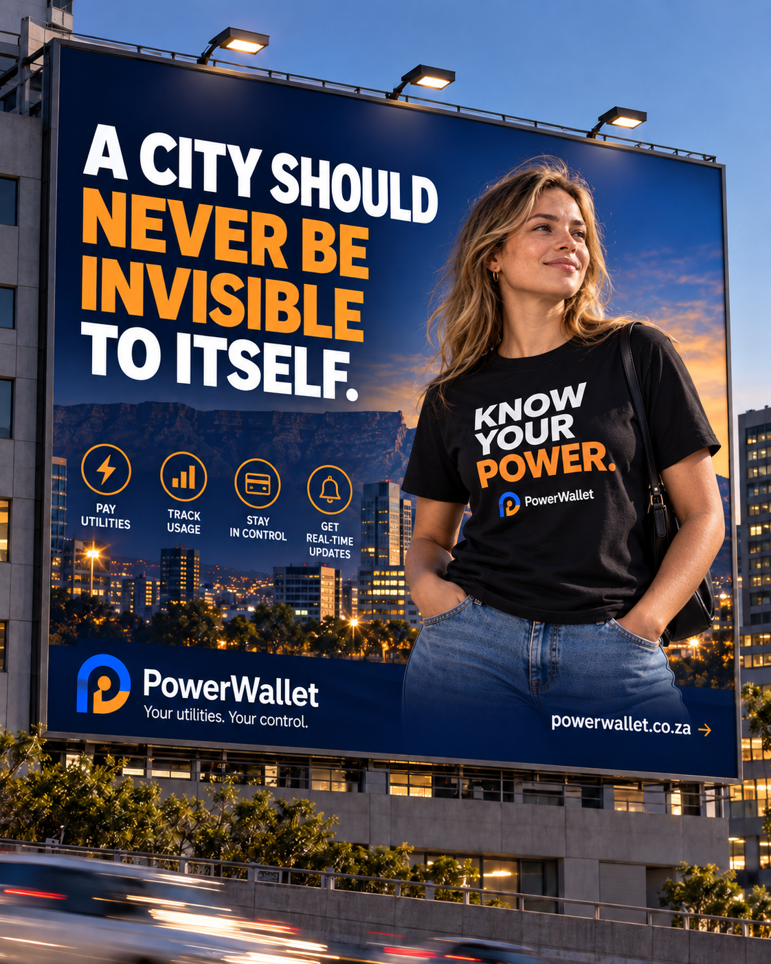 PowerWallet billboard campaign β Know Your Power.