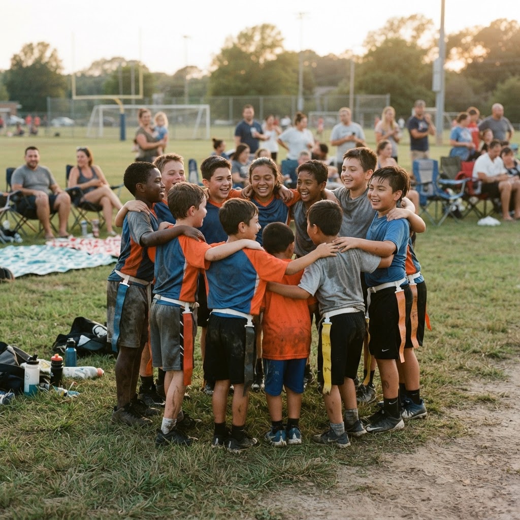 NFL Flag Football registration artwork