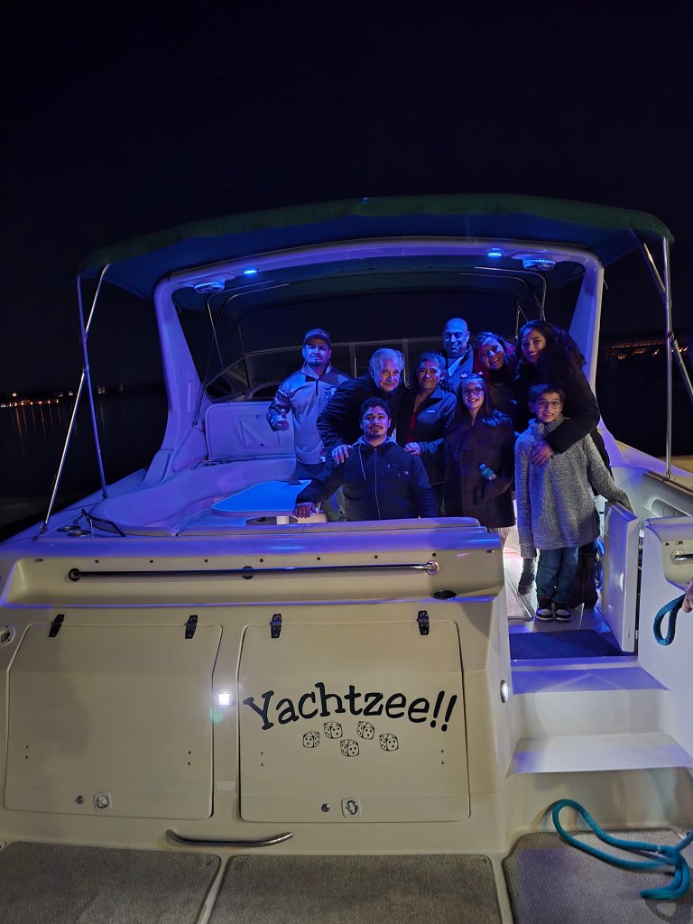 Family night charter on Yachtzee