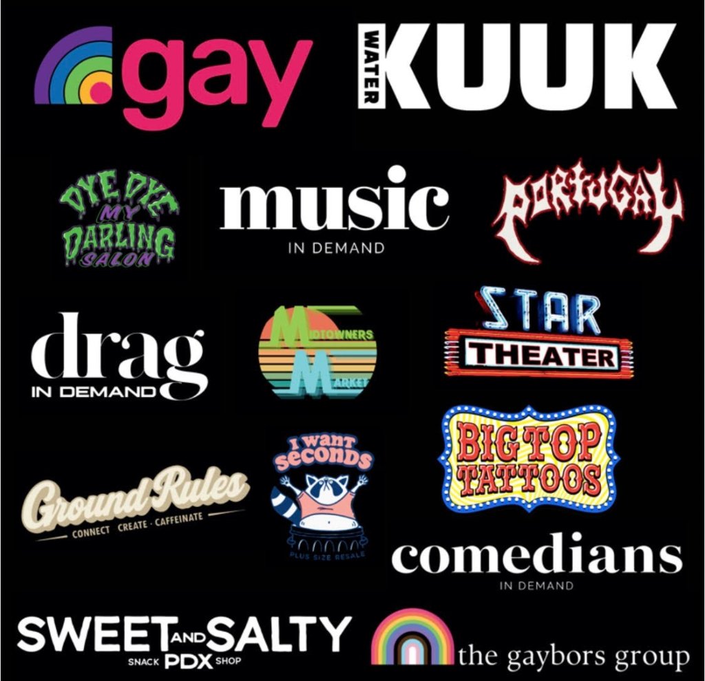 Pride in Demand sponsors and partners