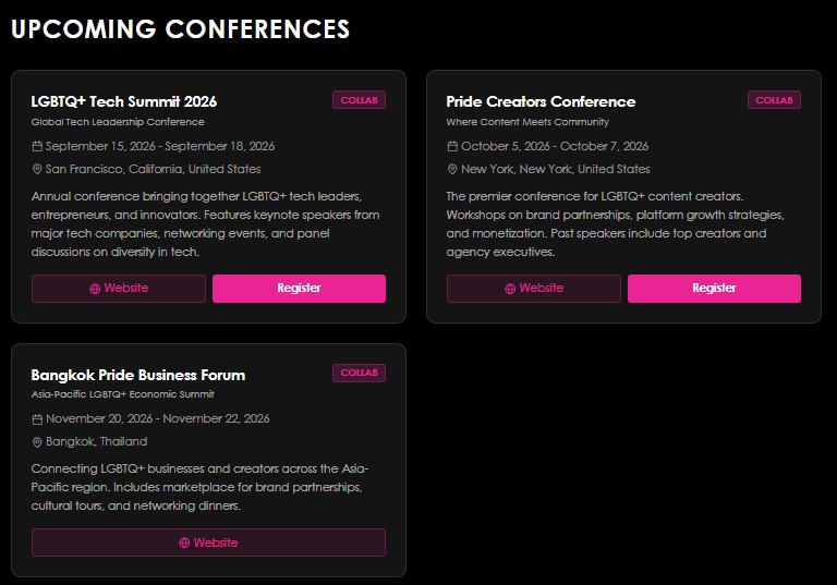 Conference Planning