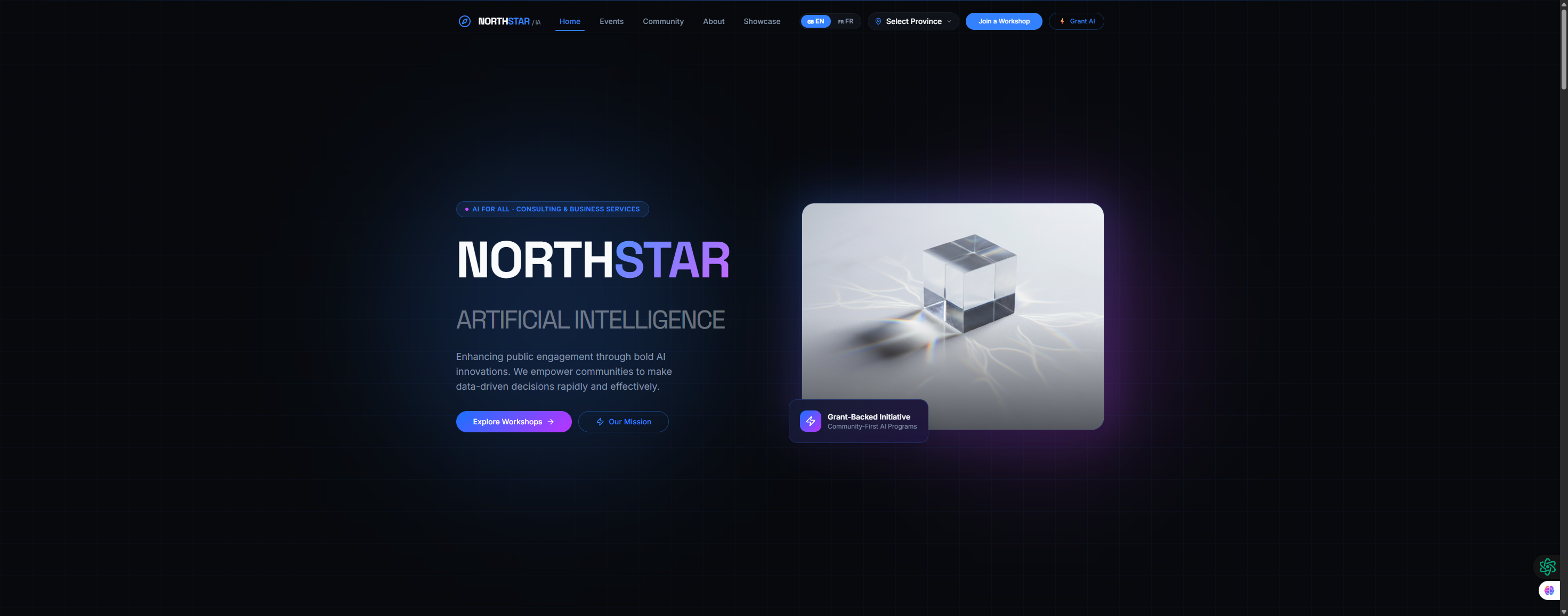 NORTHSTAR AI template preview