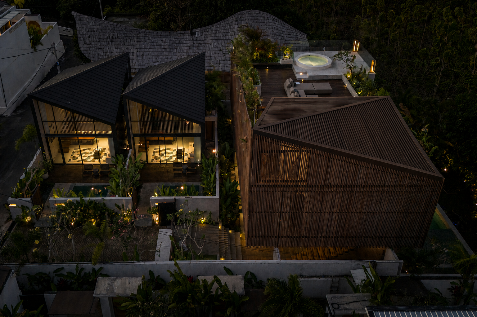 KINOH Living complex by night