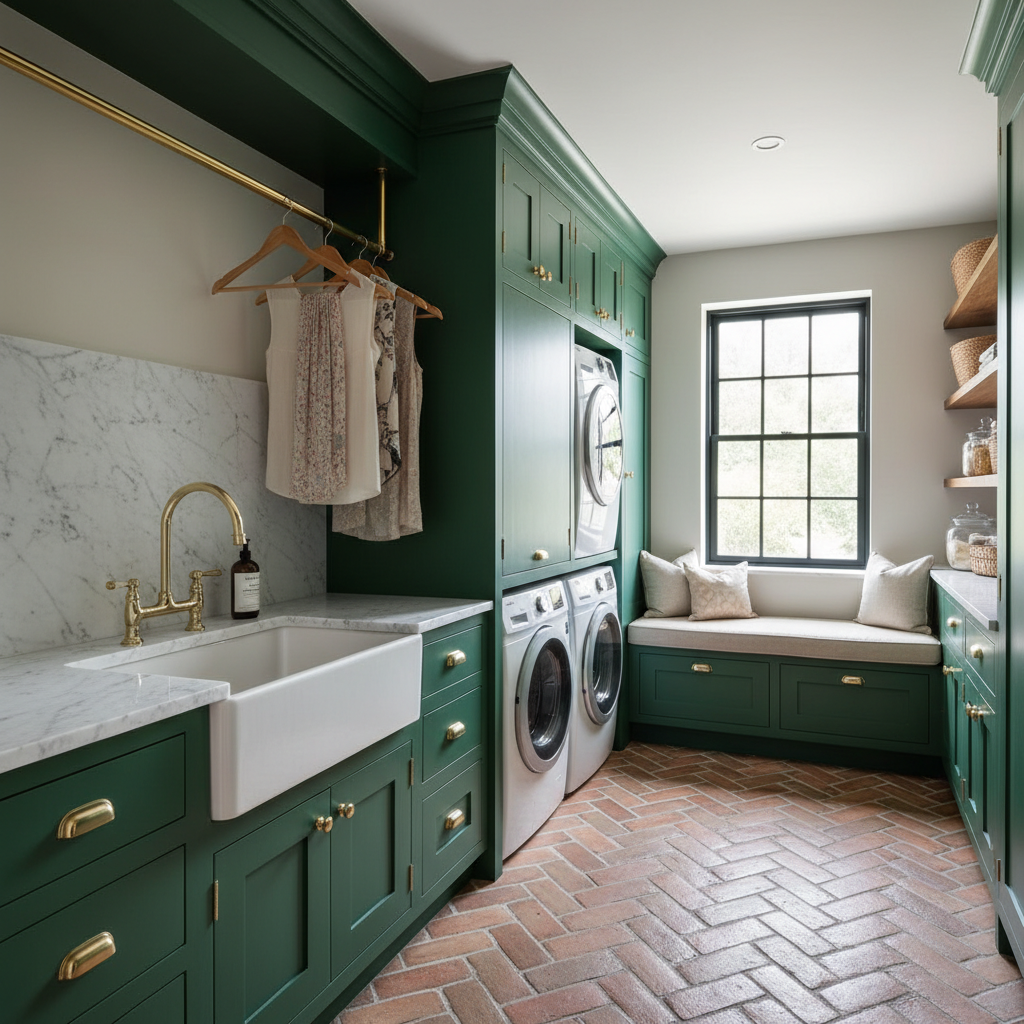 Bespoke Utilities & Laundry with fitted cabinetry by Strada