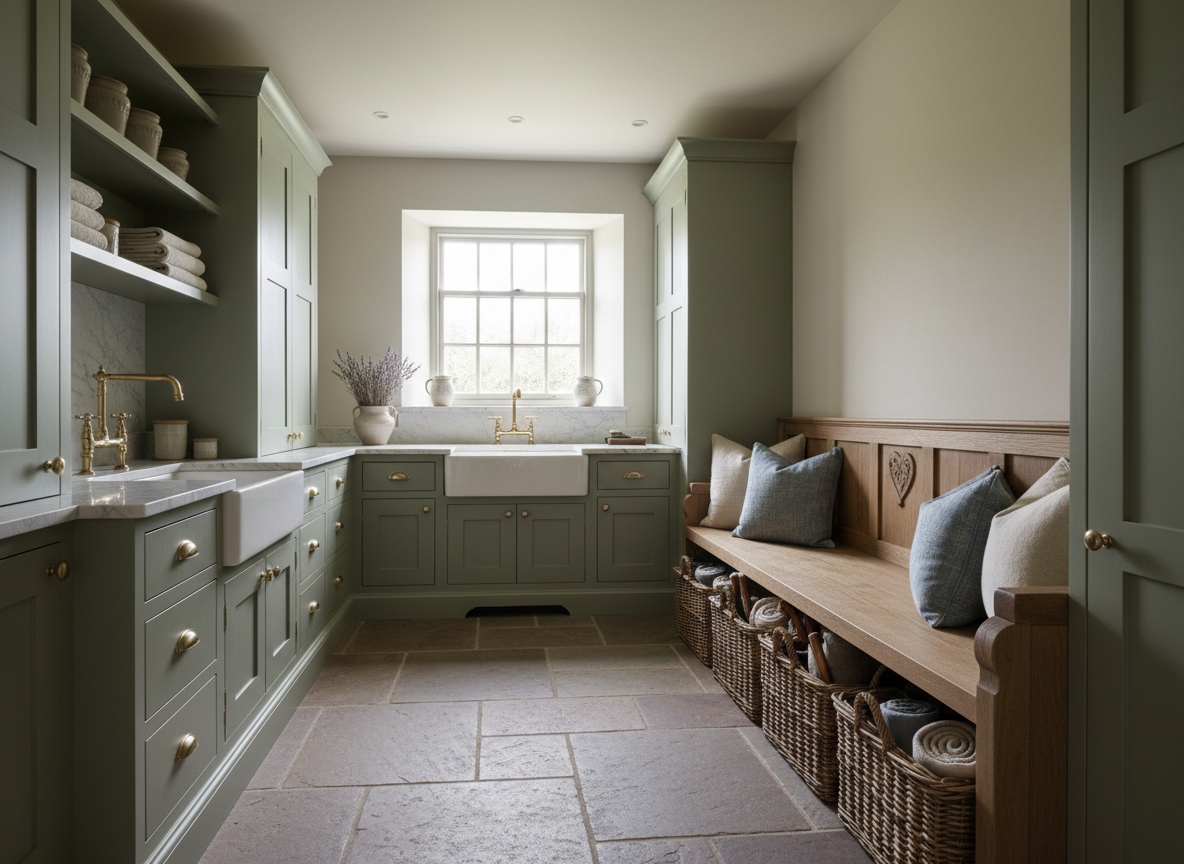 Bespoke Boot Rooms with fitted cabinetry by Strada