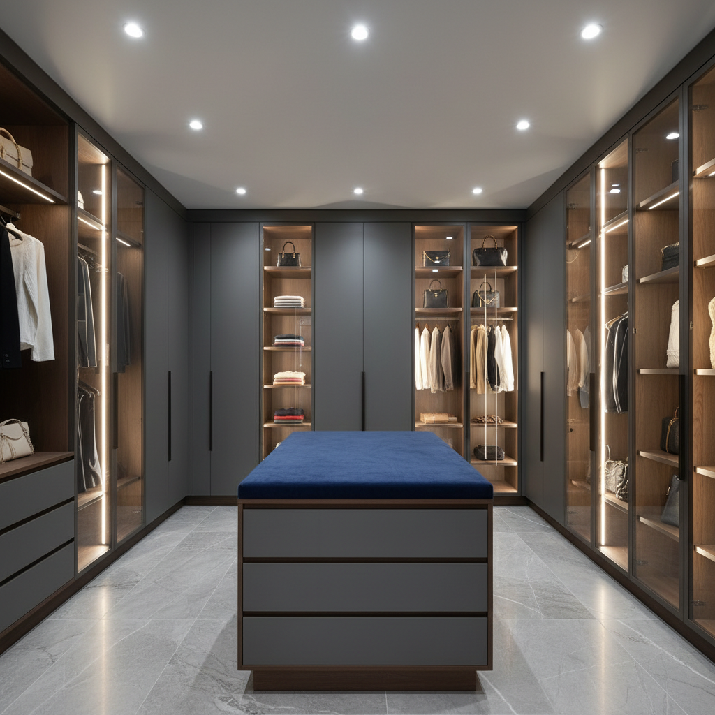 The Architectural Wardrobe — bespoke wardrobe collection by Strada Interiors
