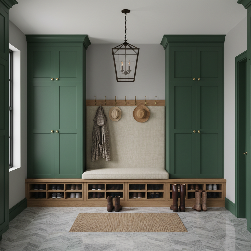 Bespoke Boot Rooms with fitted cabinetry by Strada
