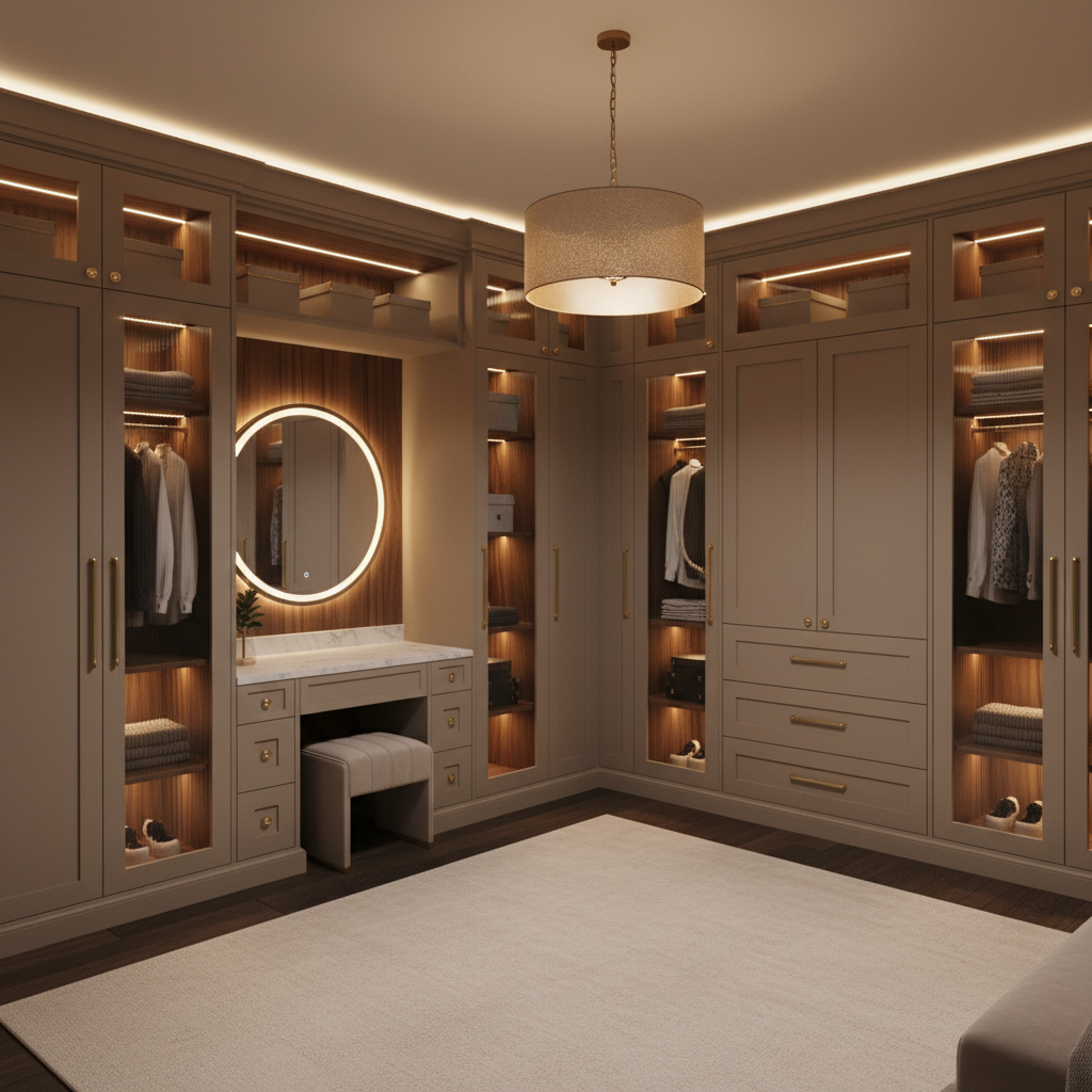 The Transitional Wardrobe — bespoke wardrobe collection by Strada Interiors