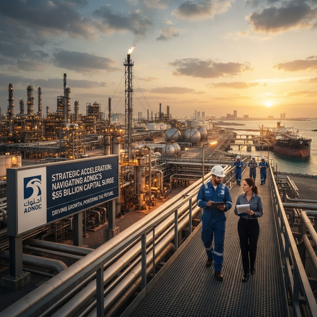 Strategic Acceleration: Navigating ADNOC’s $55 Billion Capital Surge