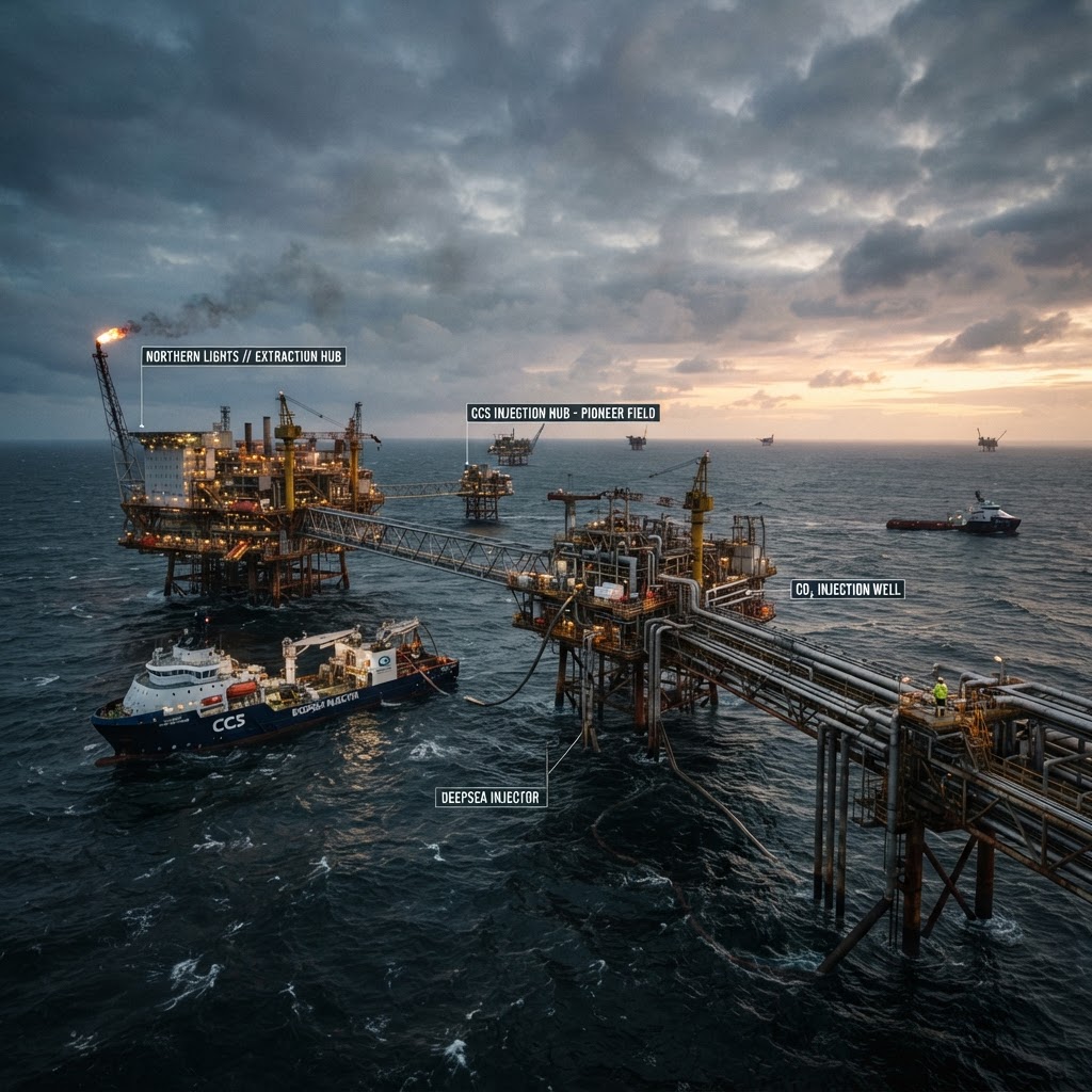 From Extraction to Injection: The Maturation of North Sea CCS Hubs