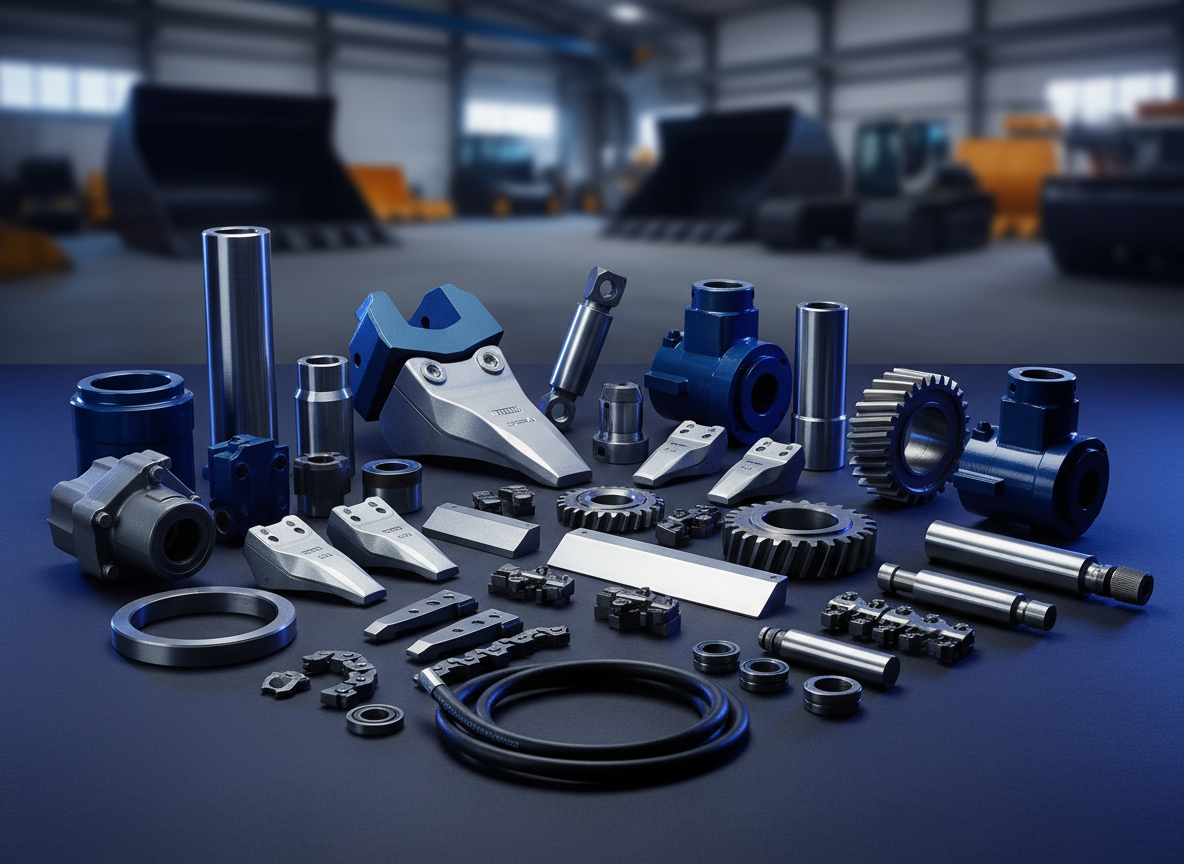 Industrial wear parts and machinery components