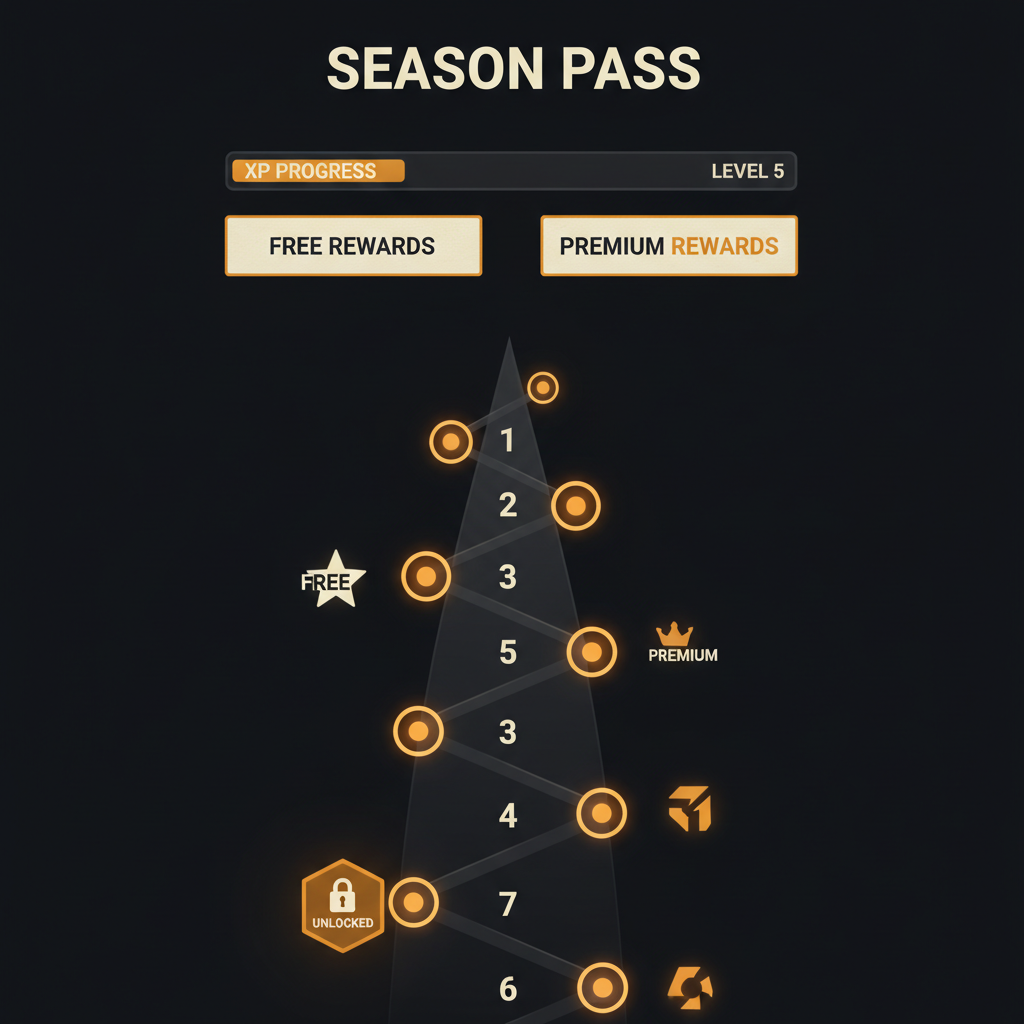 Season Pass — Play more, earn more.
