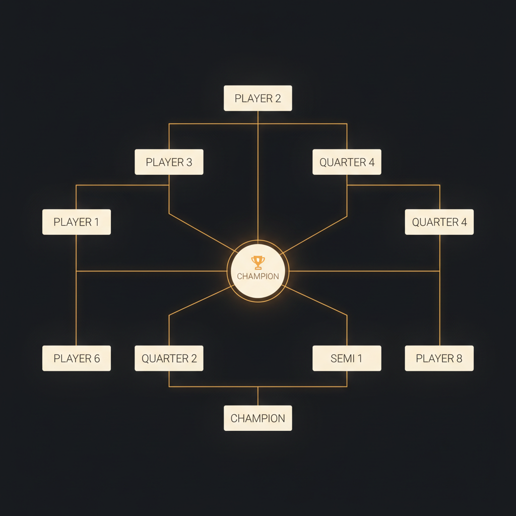 Tournament Brackets — Knockout glory for your hub.