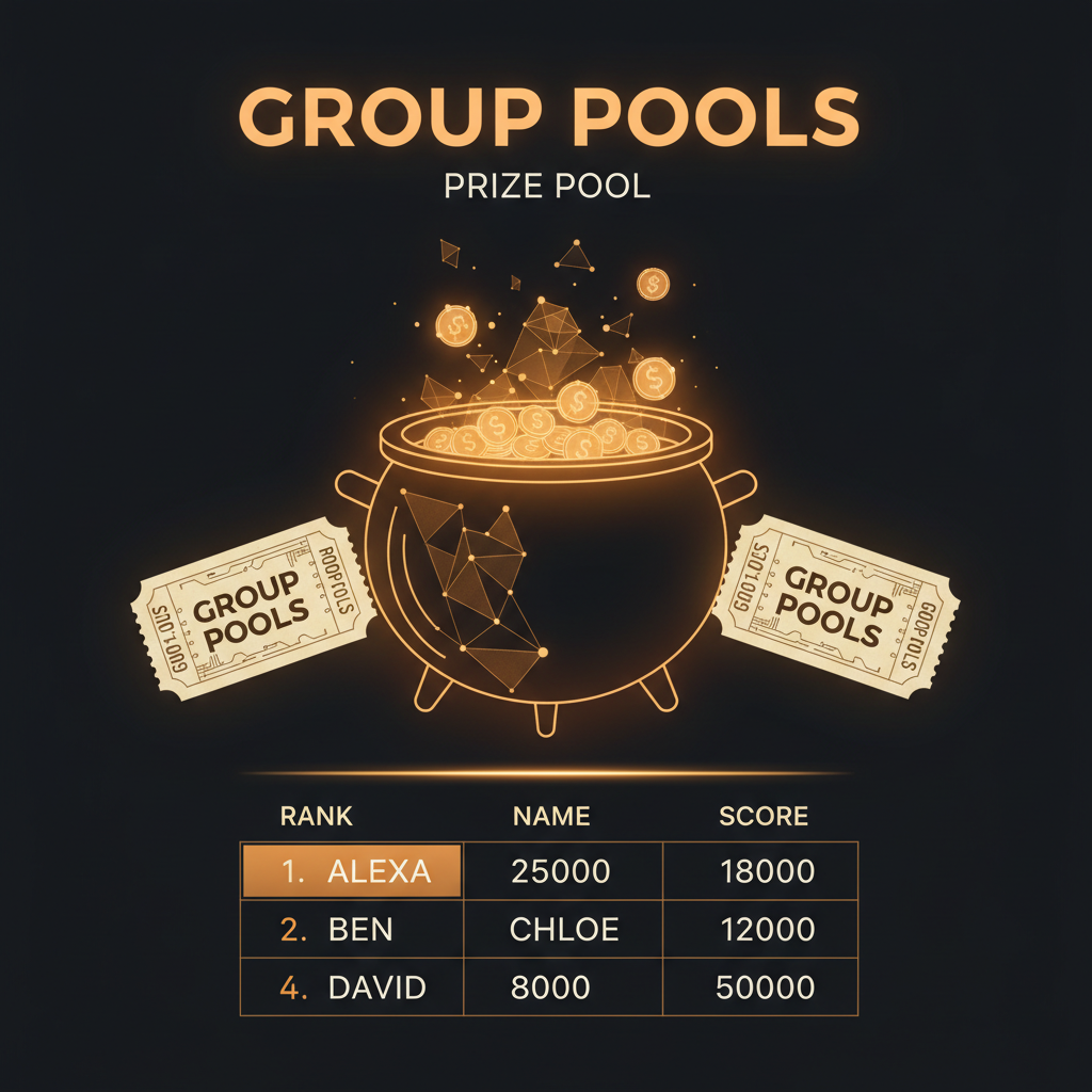 Group Pools — Many players, one big pot.