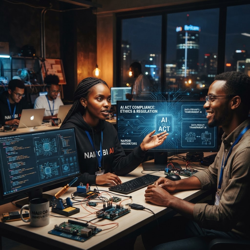 The Brussels Effect Meets the Silicon Savannah: What the EU’s AI Act Means for Nairobi’s Innovators