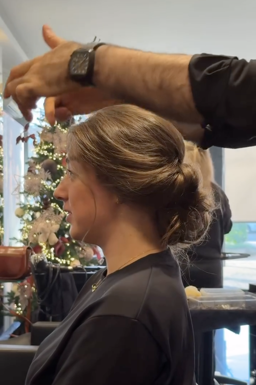 Elegante updo voor speciale gelegenheden
