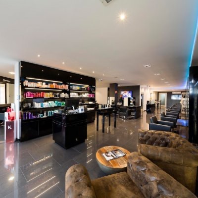 Dylan's Hair luxe salon interieur