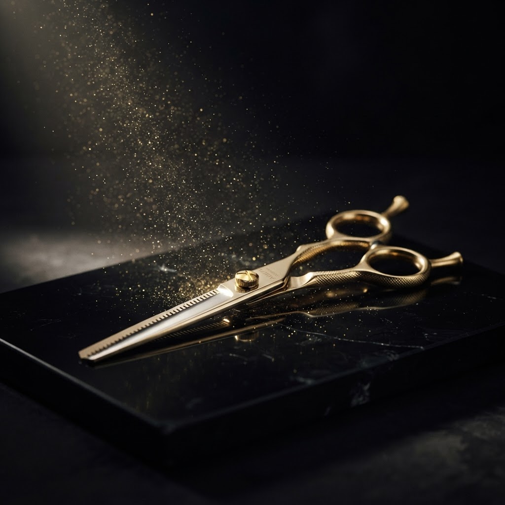 Dylan's Hair Visagie & Barber — luxe schaar detail
