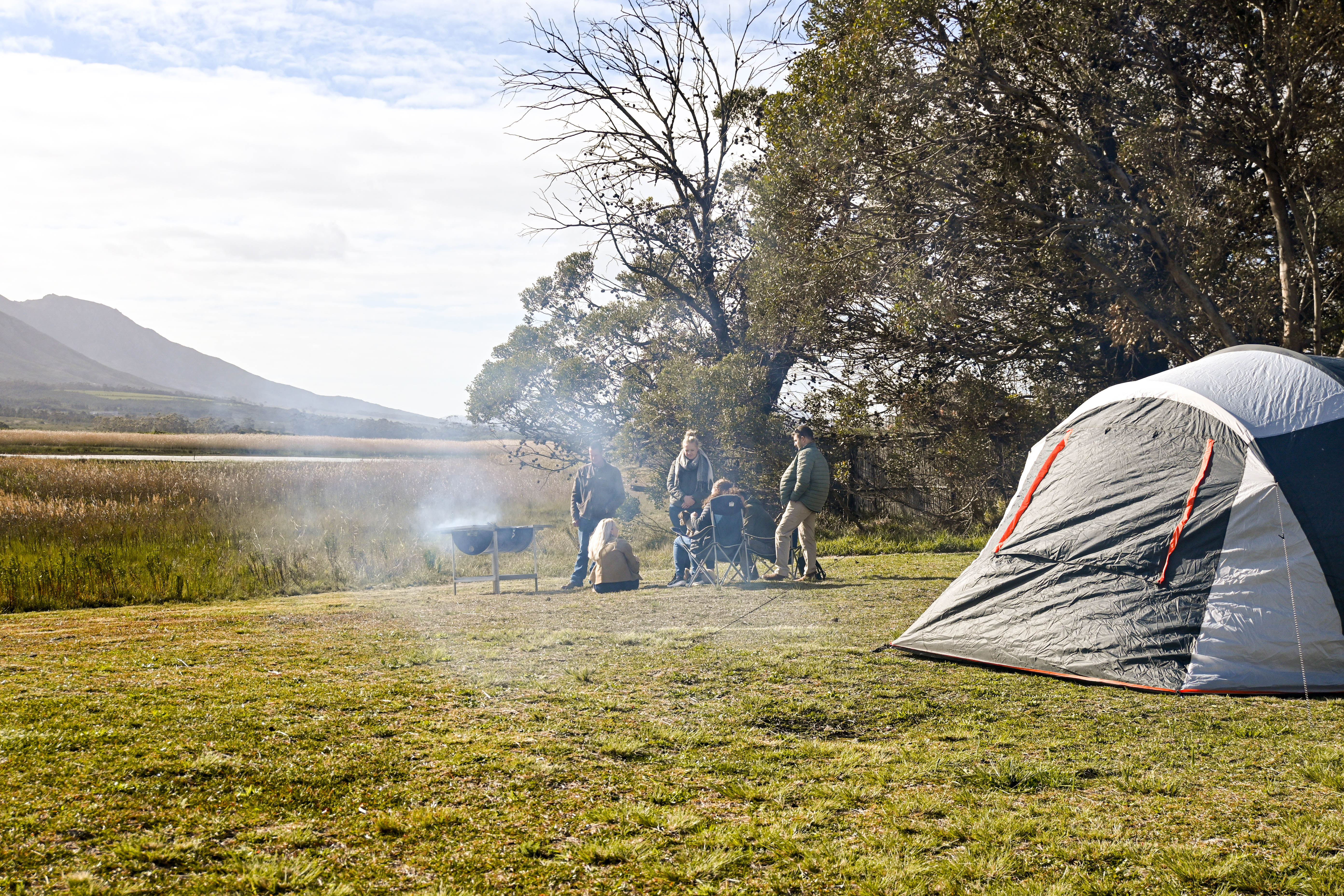 Gathering around the braai