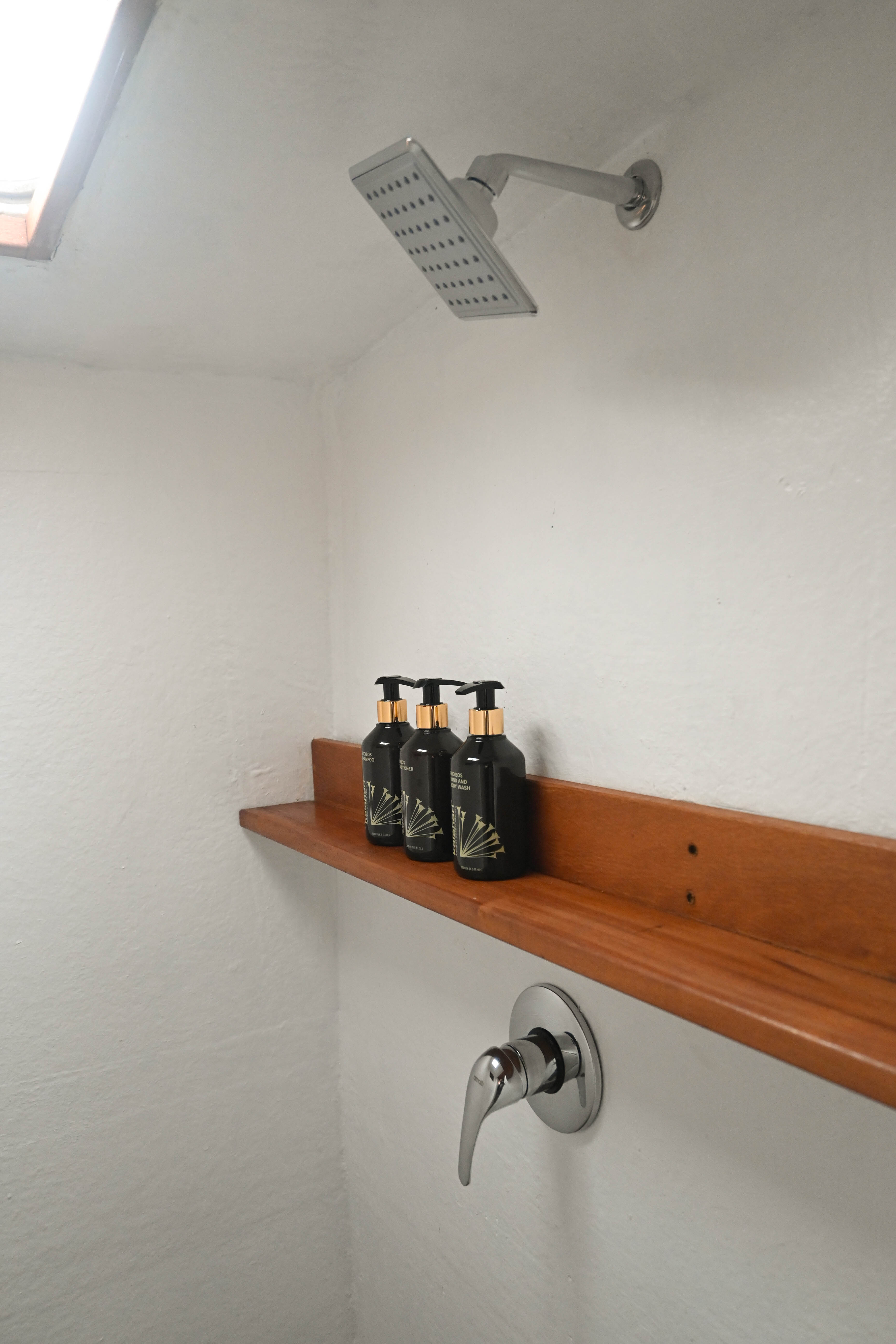 Bus shower stall