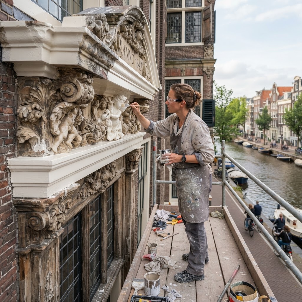 Exclusief schilderwerk monumentaal pand door Quote 2000