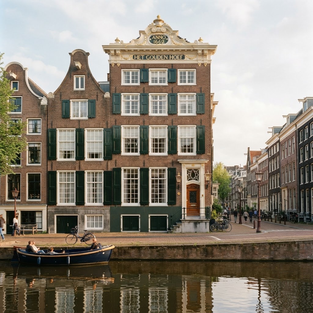 Grachtenpand Amsterdam - Monumentaal door Quote 2000