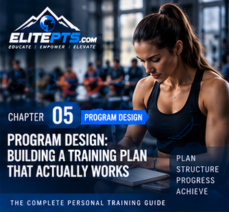 Chapter 5 card: Program Design: Building a Training Plan That Actually Works