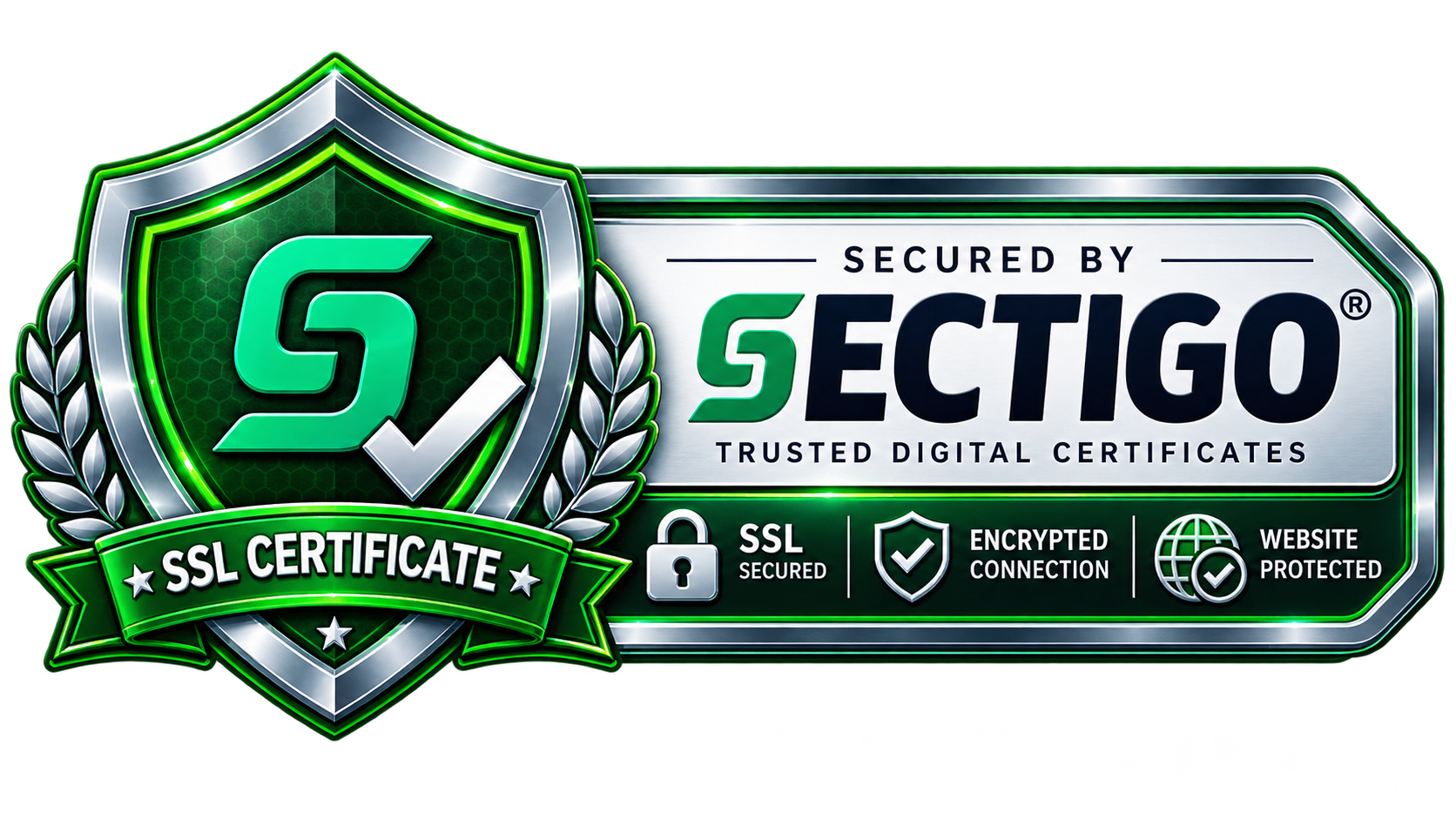 Secured by Sectigo — SSL Certificate