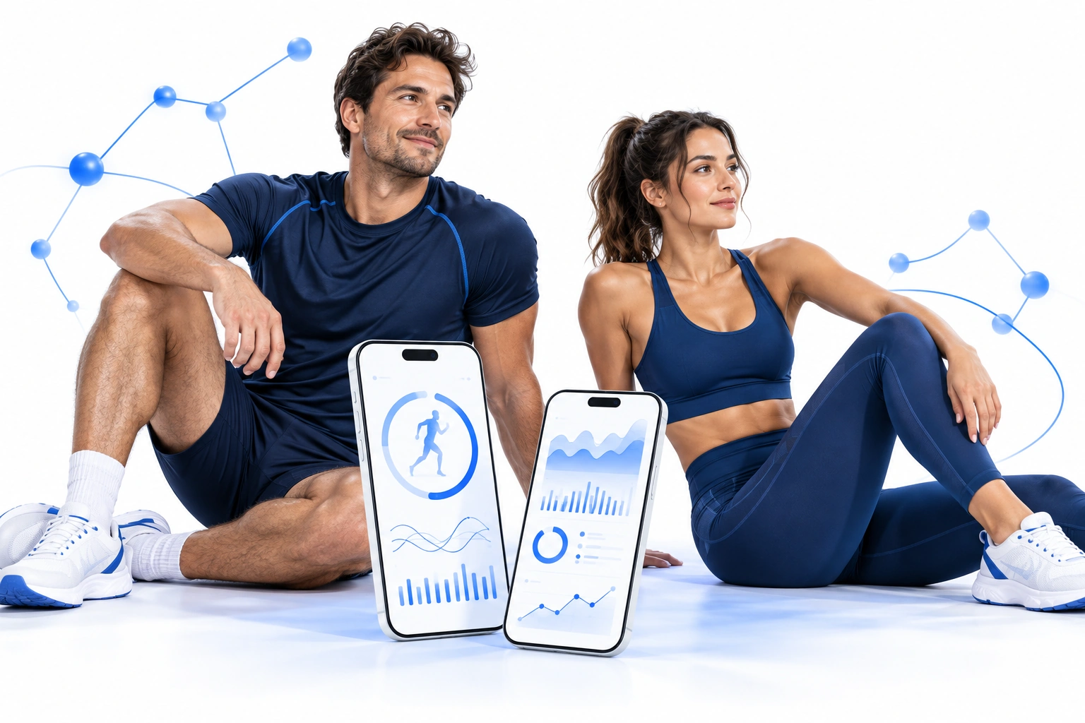 Illustrative fitness app concept