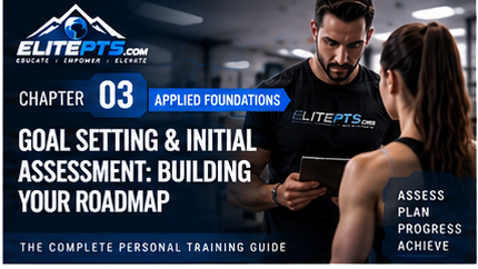 Chapter 3 header: Goal Setting & Initial Assessment: Building Your Roadmap