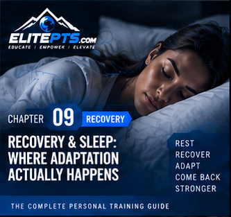 Chapter 9 card: Recovery & Sleep: Where Adaptation Actually Happens