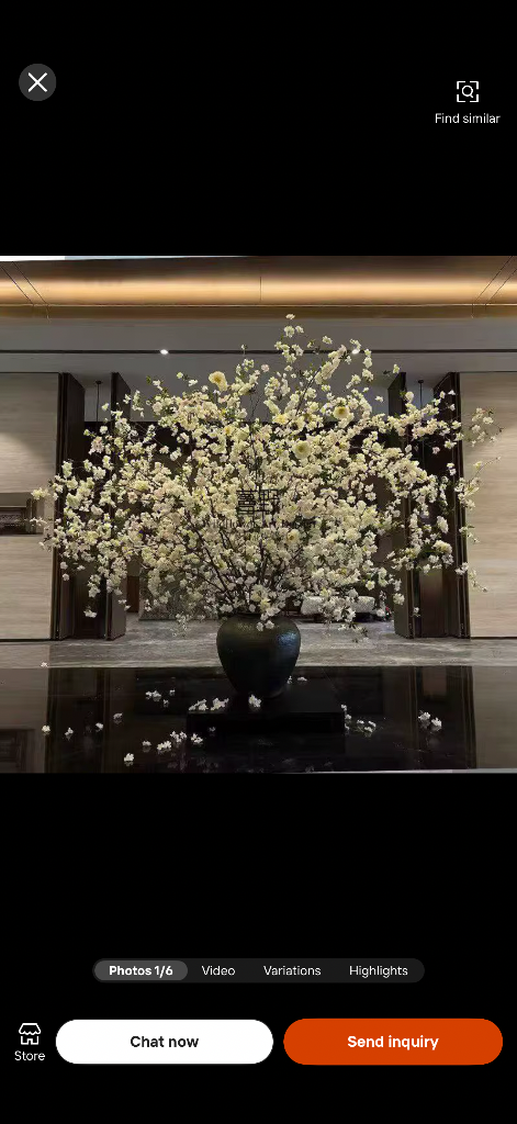 White blossom arrangement