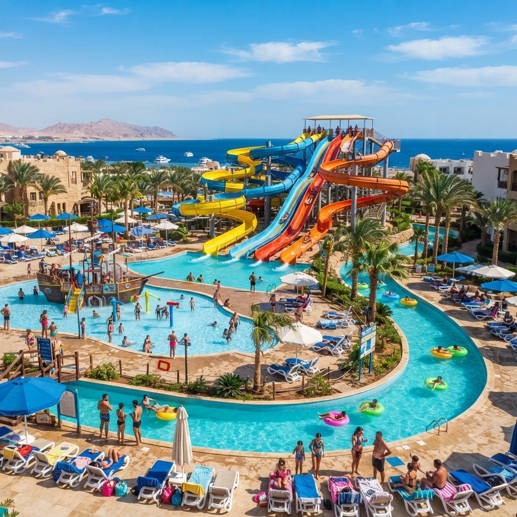 Aqua Parks in Hurghada: The Best Hotel Water Parks for a Family Splash
