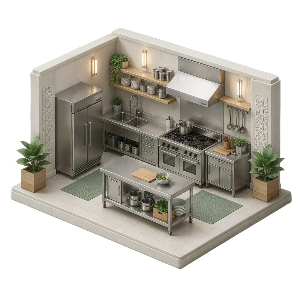 Licensed Commercial Kitchen