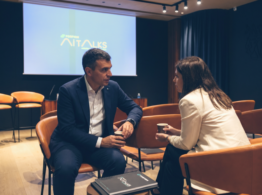 Professionals networking at FORFIRM AI Talks