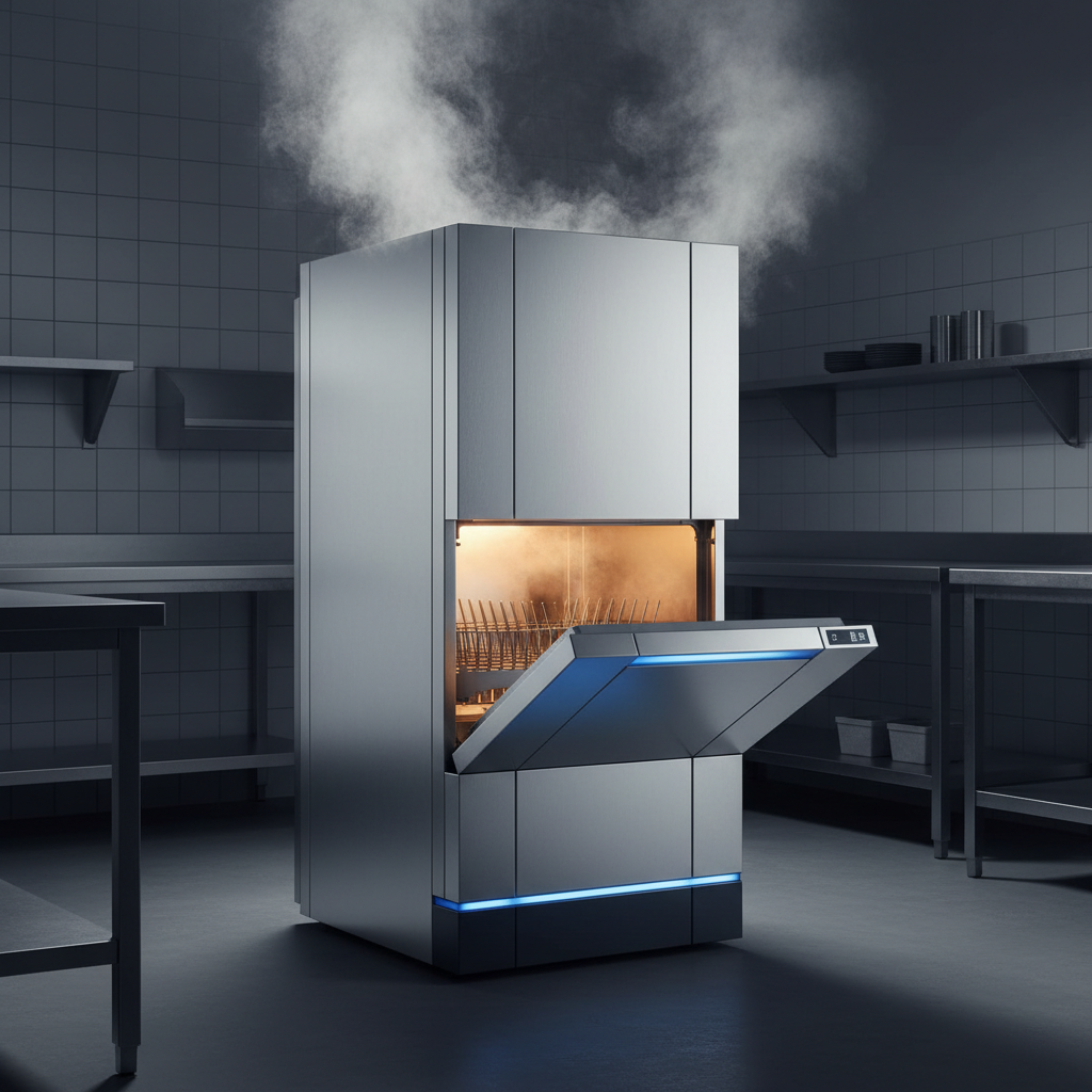 Commercial kitchen dishwasher