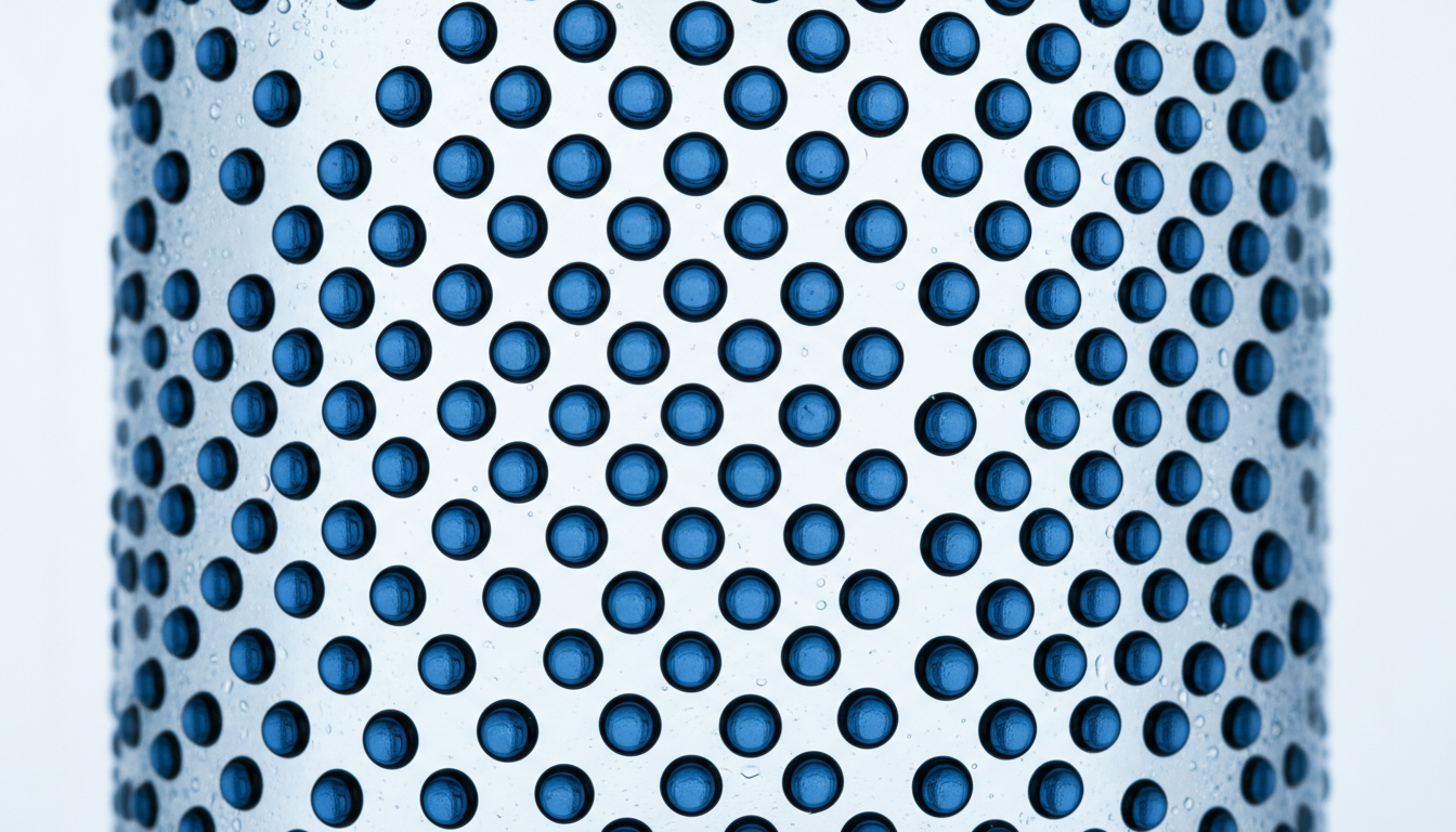 Macro photograph of condensation on glass representing Enduritek packaging science