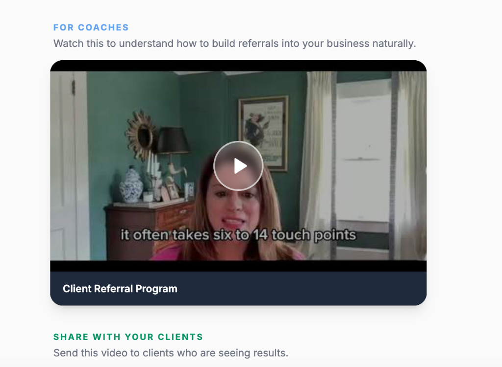 Client Referral Program