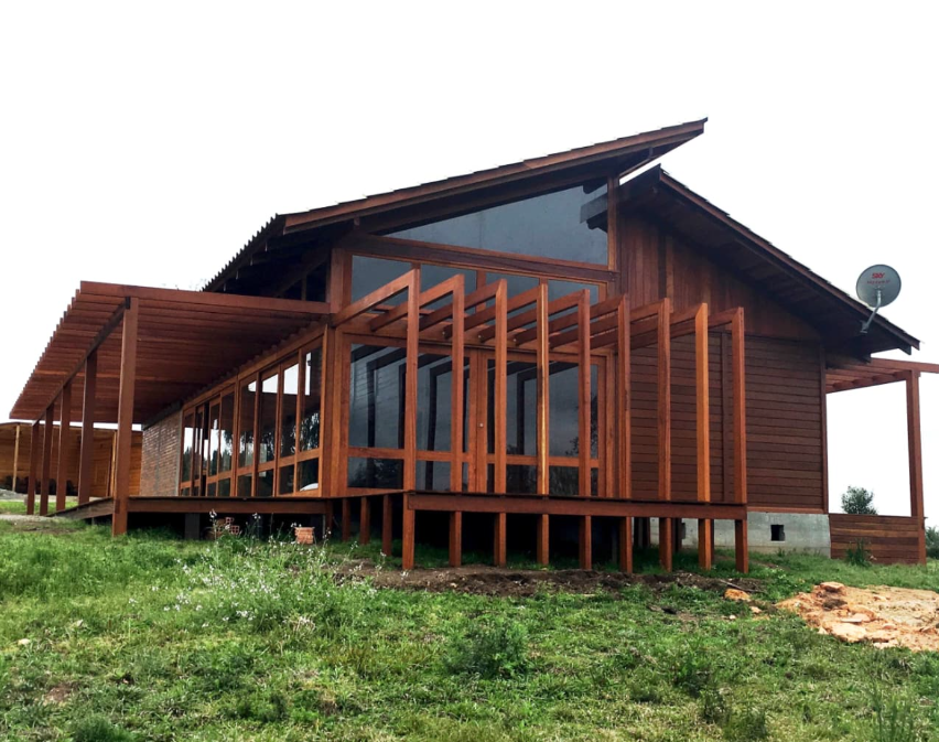 Casa com Varanda Panorâmica