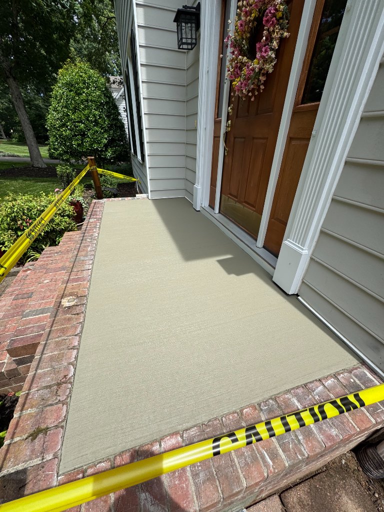 Concrete front stoop replacement