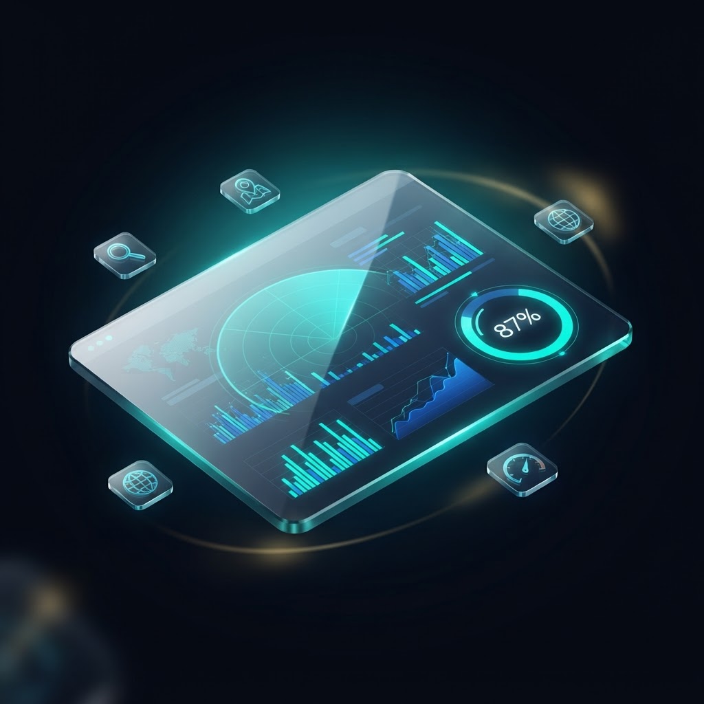 Digital presence audit dashboard