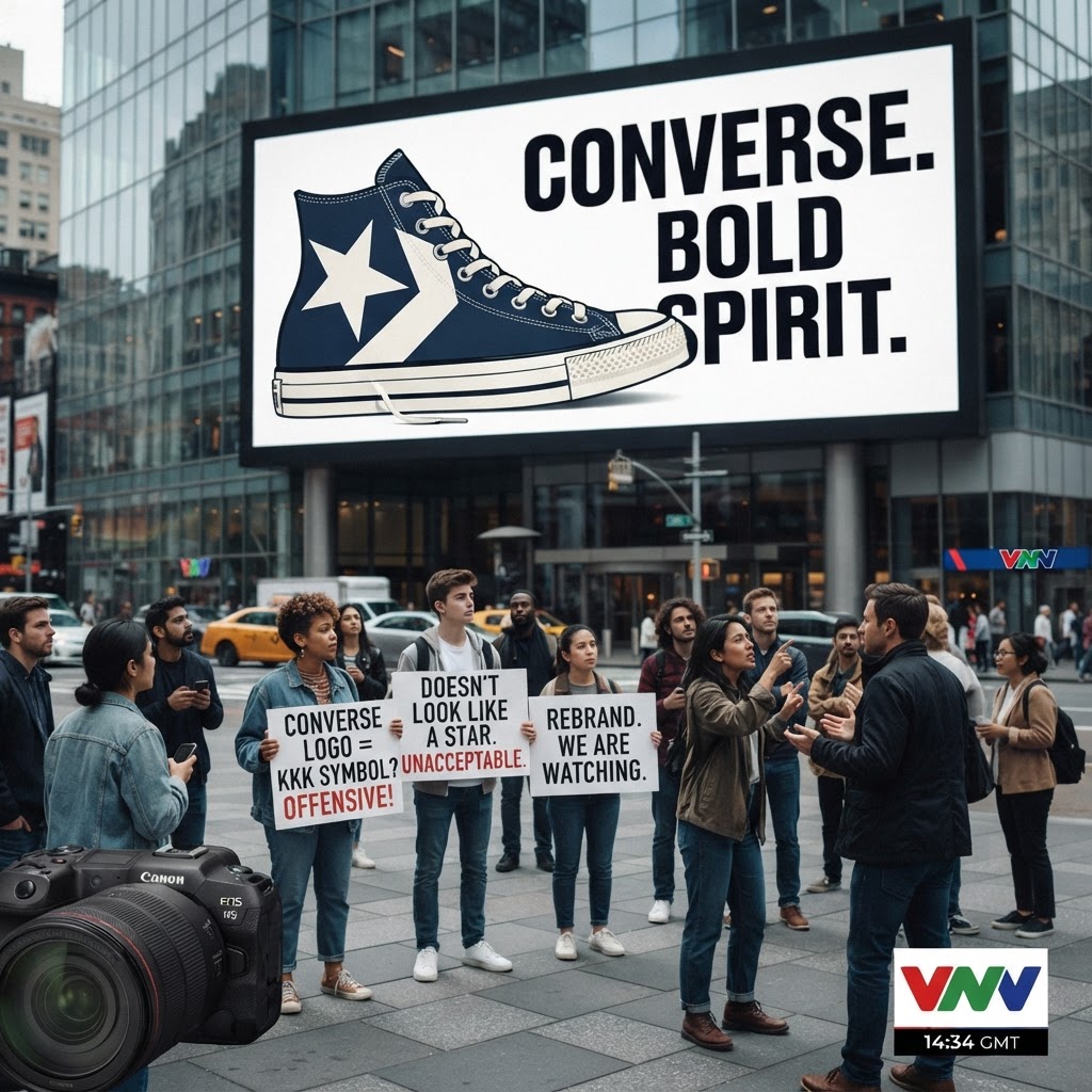 Converse Ad Sparks Online Outrage After Critics Claim Its Star Logo Evokes the KKK