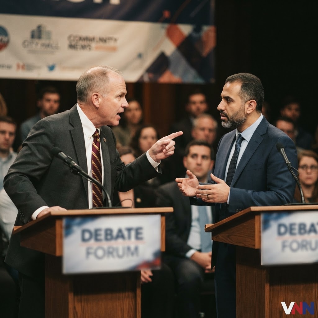 Mike Rogers Challenges El-Sayed on Ties to Foreign Extremist Groups in Heated Senate Showdown