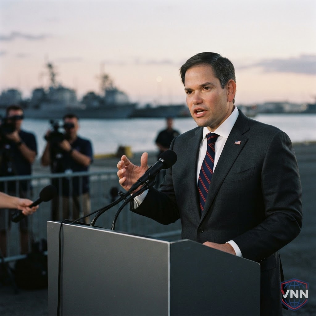 Rubio Blasts Iran’s ‘Nazi-Style’ Aggression in Strait of Hormuz