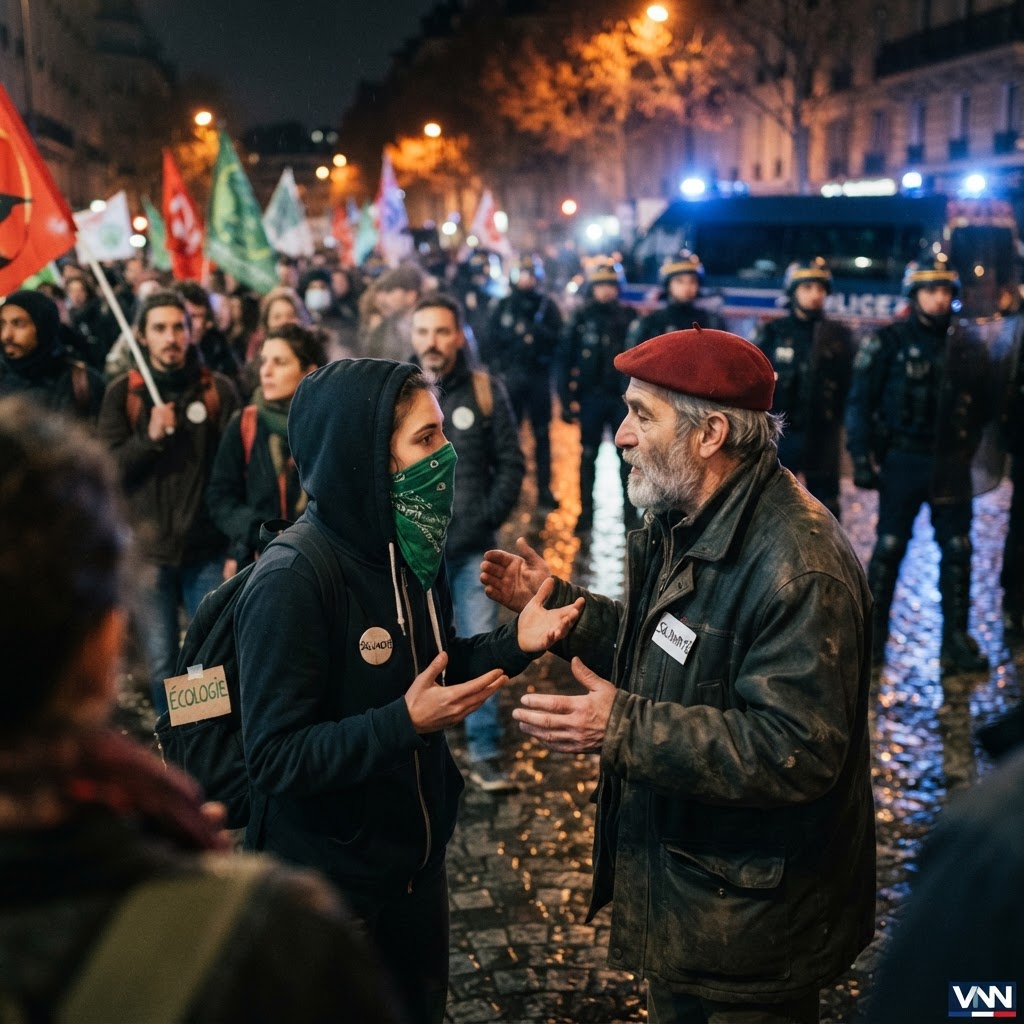 Unmasked: The Red-Green Alliance Fueling the Chaos in France