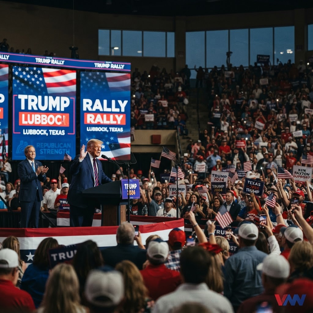 Trump Storms Lubbock: Texas Rally Solidifies Republican Strength and Paxton Support
