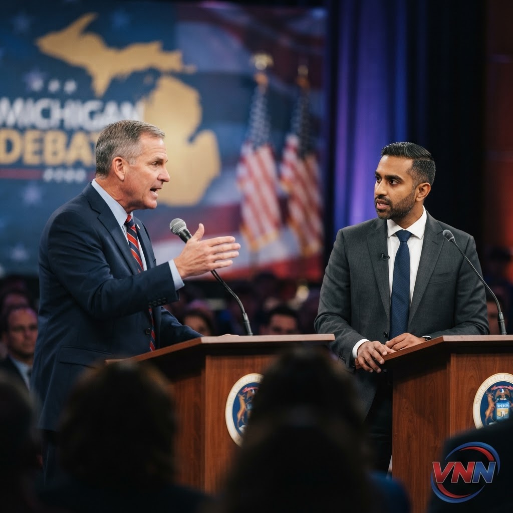 Michigan Showdown: Mike Rogers and Abdul El-Sayed Clash in High-Stakes Senate Debate