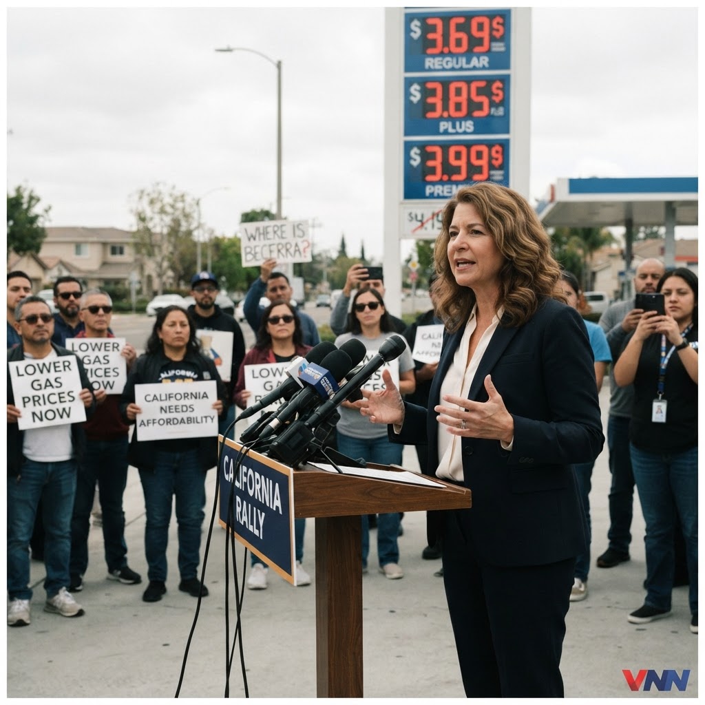 Hilton Challenges California Status Quo with '$3 Gas' Tour as Becerra Remains Missing in Action