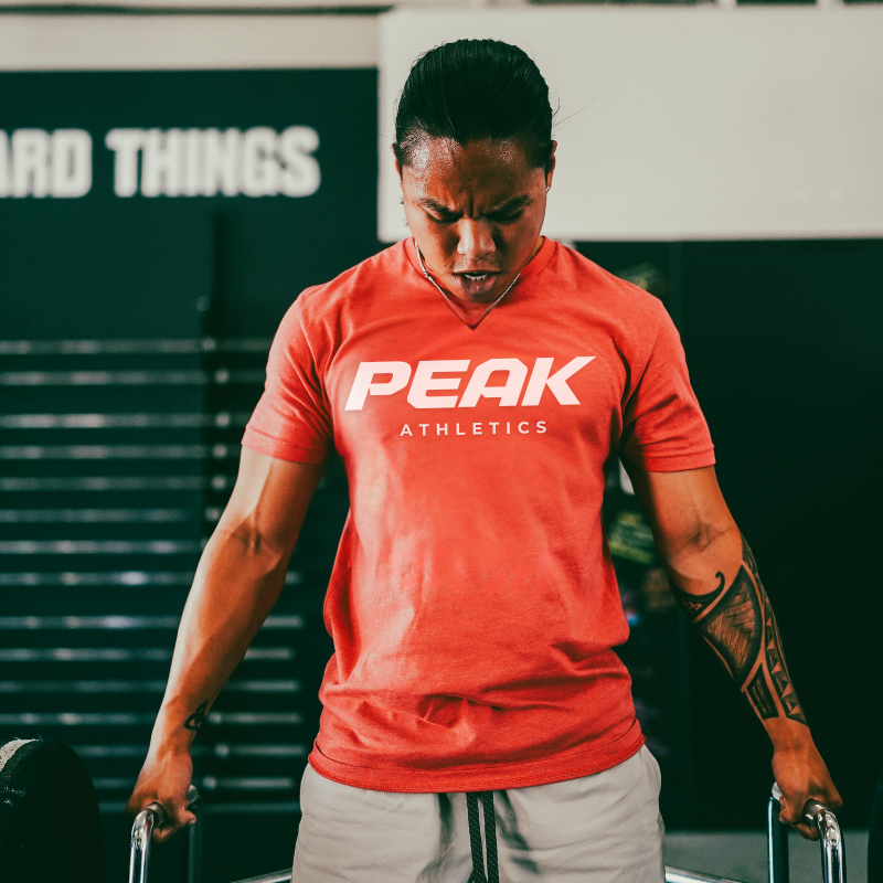 Elite athlete in a performance training session